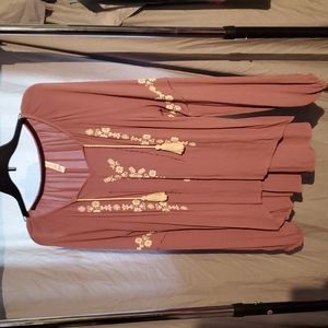 Mauve large xhiliration top